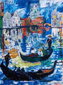 Venice Szene und Traghetto, Italien Venice Szene und Traghetto, Italien