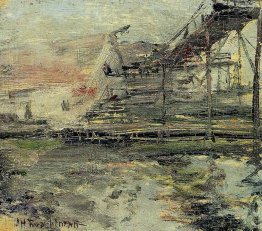 Harbor Scene Harbor Scene