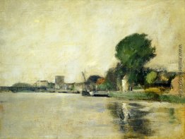 Ansicht entlang einer Fluss Ansicht entlang einer Fluss