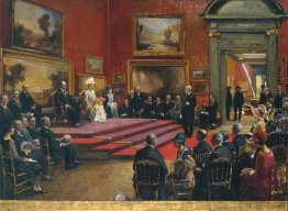 Die Eröffnung des modernen Außen-und Sargent Galleries in der Ta Die Eröffnung des modernen Außen-und Sargent Galleries in der Ta