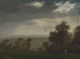 Landschaft, Möglicherweise ist die Isle of Wight oder Richmond H Landschaft, Möglicherweise ist die Isle of Wight oder Richmond H