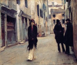 Straße in Venedig Straße in Venedig