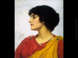 Ein italienisches Mädchen-Haupt Ein italienisches Mädchen-Haupt