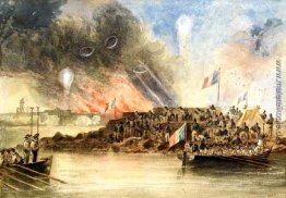 Die Bombardierung von Sveaborg, in der Ostsee, 9. August 1855 Die Bombardierung von Sveaborg, in der Ostsee, 9. August 1855
