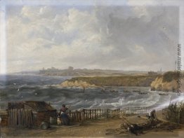 Cullercoats Blick auf Tynemouth - Flut Cullercoats Blick auf Tynemouth - Flut