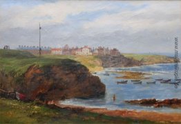 Cullercoats aus dem Süden von John Wilson Carmichael Cullercoats aus dem Süden von John Wilson Carmichael