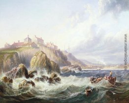 Fischerboote vor Schottland durch John Wilson Carmichael Fischerboote vor Schottland durch John Wilson Carmichael