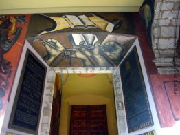 Eingang des Colegio de San Ildefonso Eingang des Colegio de San Ildefonso