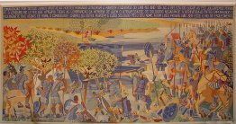 Decimus Iunius Brutus in der Nähe Flusses Lima, Wandteppiche Decimus Iunius Brutus in der Nähe Flusses Lima, Wandteppiche