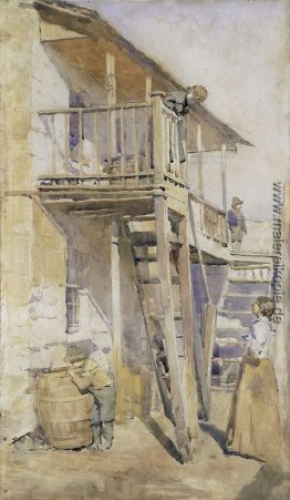 Rückseite des alten Hauses, Clyde St Miller Point Rückseite des alten Hauses, Clyde St Miller Point