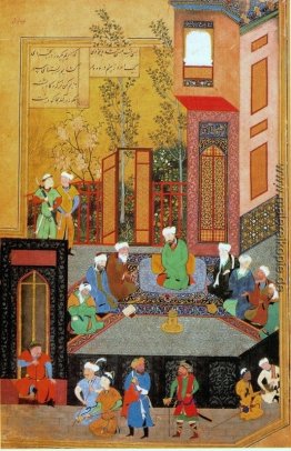 Ein Miniatur-Malerei von der Iskandarnama Ein Miniatur-Malerei von der Iskandarnama
