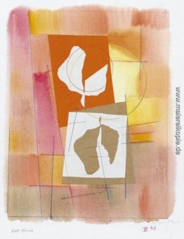 Blatt Blume Blatt Blume