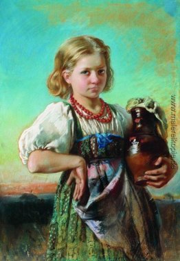 Mädchen mit Krug Mädchen mit Krug