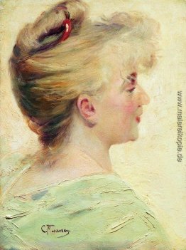 Porträt der jungen Dame Porträt der jungen Dame