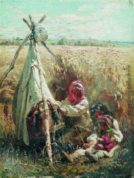 Kinder in einem Feld Kinder in einem Feld