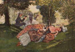 Schlafend auf dem Gras Junge Frau Schlafend auf dem Gras Junge Frau