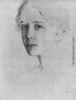 Porträt von S. Zvantseva Porträt von S. Zvantseva