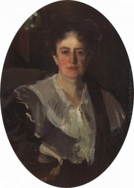 Portrait von Künstler E. Zvantseva Portrait von Künstler E. Zvantseva