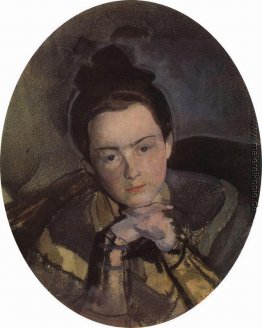 Porträt von E. Ostroumova Porträt von E. Ostroumova