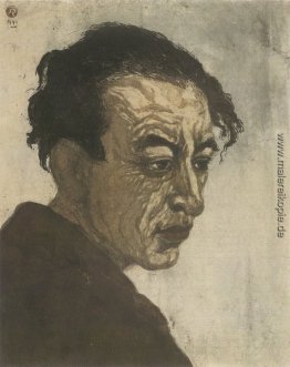 Porträt von Hagiwara Sakutarō Porträt von Hagiwara Sakutarō