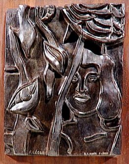 Die Frau, die Blätter (die Frau mit dem Vogel) Die Frau, die Blätter (die Frau mit dem Vogel)