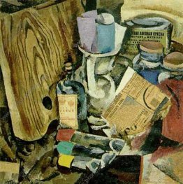 Stillleben. Die Palette und malen. Stillleben. Die Palette und malen.