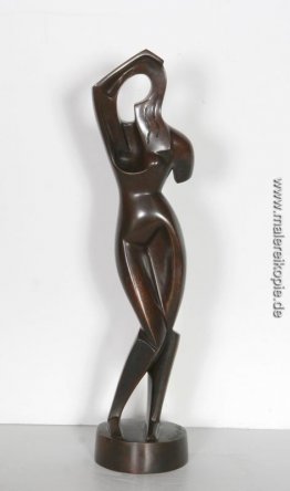 Frau, die ihr Haar Frau, die ihr Haar