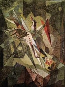 Der Vogel mit Pfeilen durchbohrt Der Vogel mit Pfeilen durchbohrt