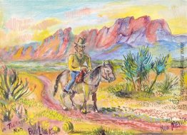 Cowboy in den Organ-Berge, New Mexico Cowboy in den Organ-Berge, New Mexico