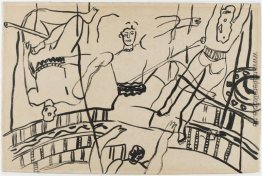 Die Akrobaten, Studie für den Zirkus Die Akrobaten, Studie für den Zirkus