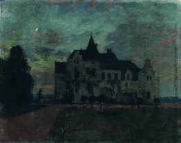 Dämmerung. Ein Schloss. Dämmerung. Ein Schloss.
