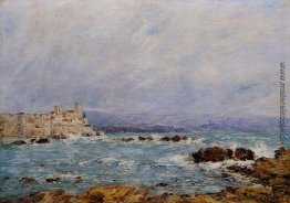 Antibes, den Felsen der Islet Antibes, den Felsen der Islet