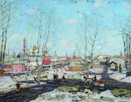 Die Troitse-Sergijew-Kloster im Frühjahr Die Troitse-Sergijew-Kloster im Frühjahr