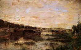 Die Seine unter dem Pont d'Lena Die Seine unter dem Pont d'Lena