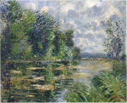 Kleine Arm der Seine in der Nähe Connelle Kleine Arm der Seine in der Nähe Connelle