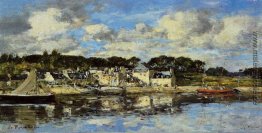 Das Dorf und den Hafen auf dem Fluss Das Dorf und den Hafen auf dem Fluss