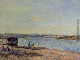 Die Hügel von Veneux, von Saint Mammes gesehen Die Hügel von Veneux, von Saint Mammes gesehen