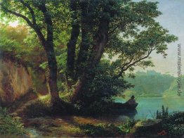 Landschaft mit See Landschaft mit See