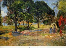 Landschaft mit drei Bäumen Landschaft mit drei Bäumen