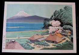 Frühling Ansicht des Mount Fuji Frühling Ansicht des Mount Fuji