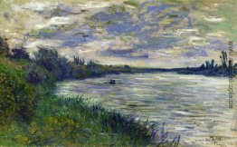 Die Seine bei Vetheuil, Stormy Weather Die Seine bei Vetheuil, Stormy Weather