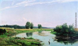 Landschaft mit See Landschaft mit See