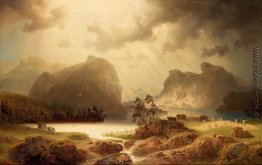 Fjord Landschaft in Norwegen Fjord Landschaft in Norwegen