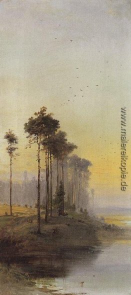 Landschaft mit Kiefern Landschaft mit Kiefern