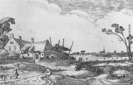 Farm in Landschaft Farm in Landschaft