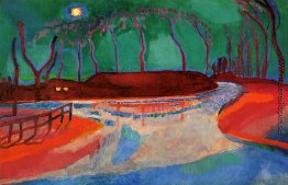 Vollmond auf dem Wasser Vollmond auf dem Wasser