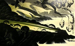 Grau Küstenlandschaft Grau Küstenlandschaft