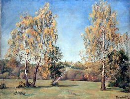 Herbst. Birken. Herbst. Birken.