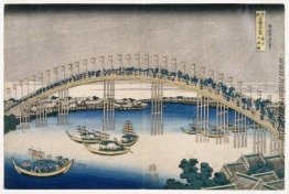 Das Festival der Laternen auf Temma-Brücke Das Festival der Laternen auf Temma-Brücke