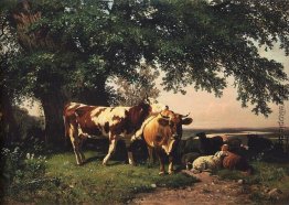Herd unter den Bäumen Herd unter den Bäumen